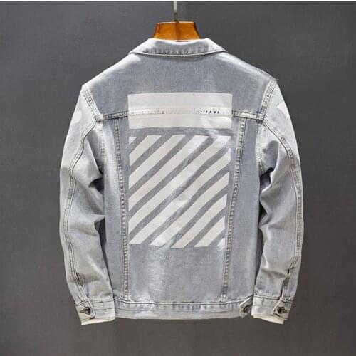 2021 New Mens Denim Jacket Coat Men Cotton Turndown Collar Jean Jacket Long Sleeve Bomber Cowboy Male Brand Clothes Chaquetas