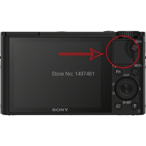 New original rear thumb rubber parts for Sony RX100 RX100M2 RX100M3 RX100M4 RX100M5 RX100II RX100III RX100IV RX100V camera