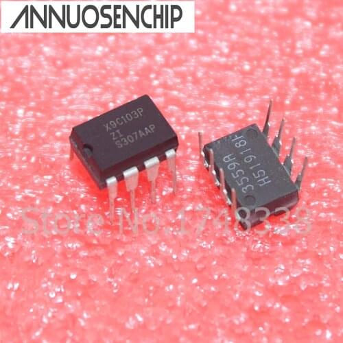 X9C103P X9C103 DIP-8 E2POT Nonvolatile Digital Potentiometer NEW