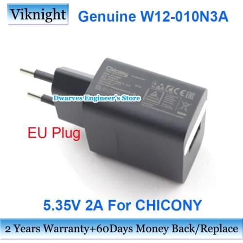 Genuine W12-010N3A 5.35V 2A Chicony Adapter Power Supply for ASUS F Mate Ascend D2 P2 P6 A199 MT1-U06 T100tA Tablet W12-010N3B