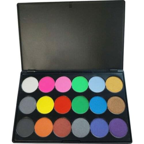 Waterproof Eye Shadow Palette Cosmetics 18 colors Shimmer Shadows easy to wear bright color palette DHL Free