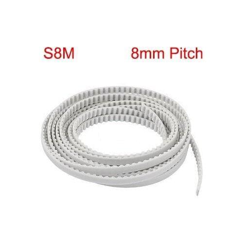 S8M 35mm 40mm 45mm 50mm Width 8mm Pitch Open Loop End PU Polyurethane Steel Wire Groove Cogged Linear Synchronous Timing Belt