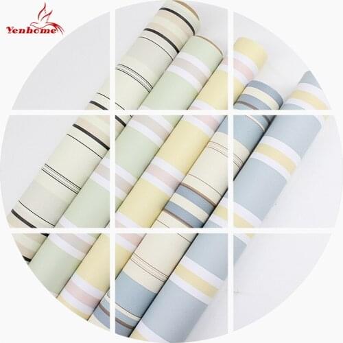 Nordic Style Wallpaper Line Self-adhesive Waterproof Wall Stickers Room Living Room Background Modern Home Decoration Vinyl Film