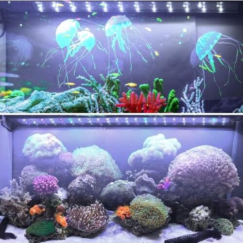 90 260V LED Ultra Slim Waterproof Bright Lamp Plant Landscaping Ecological Clip Light Aquarium Accessories Fish Tank Lighting