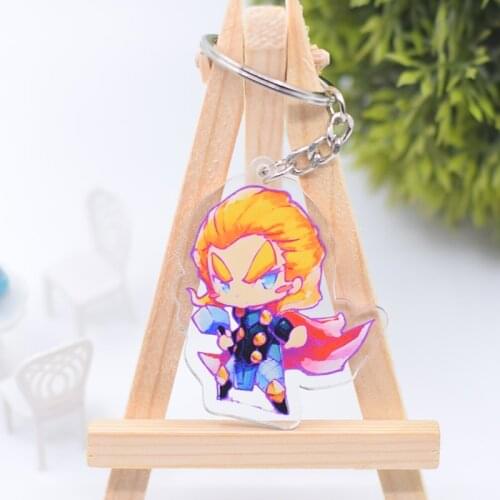 WL0075 Super Heroes Keychain Acrylic Cartoon Keyring Accessories
