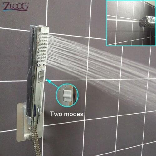 Zloog Square Rain Shower Head High Pressure Water Saving Shower Handheld Plastic Shower heads