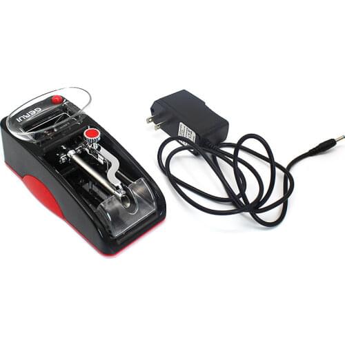 1pc EU Plug Electric Easy Automatic Cigarette Rolling Paper Machine Tobacco Injector Maker Roller Smoking Accessories Case Tool