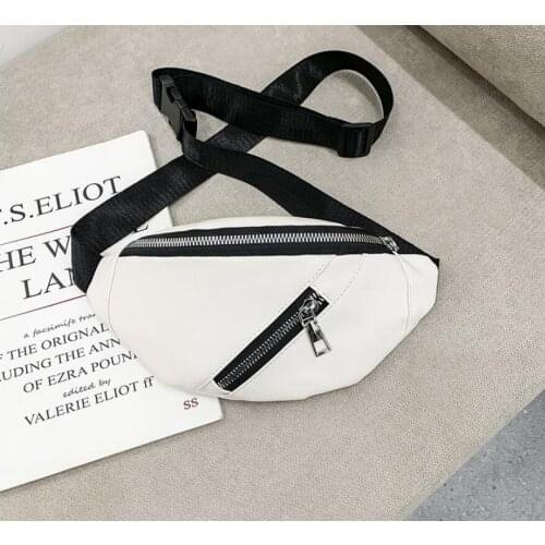 2021 Fashion Women Chest Bag Belt Waist Pack PU Crossbody Bag Travel Phone Pouch Purse Shoulder Pouch Bags