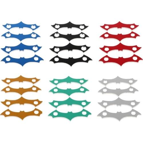 4pcs Aluminum Alloy Skateboard Longboard Deck Protective Gasket Long Board Mounting Anti-sinking Part Outdoors
