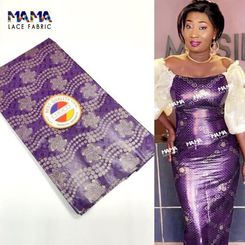 5 Yards African Lace Fabric 2021 High Quality Bazin Riche Material Latest Jacquard Basin Riche Embroidery Bride Dresses Sewing