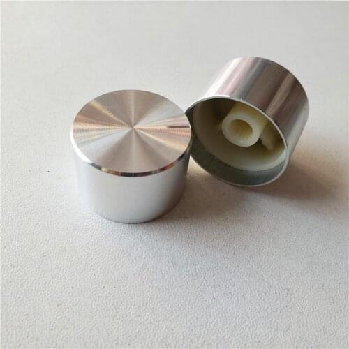 8pcs aluminum plastic cap knob potentiometer knob Smooth 25.2*17*6mm potentiometer cap car knob switch cap Encoder
