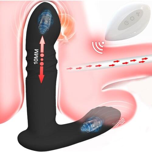 Anal Vibrator for Men Prostate Massager Wireless Remote Control Dildo Butt Plug Vibrator for Adult Masturbators Anal Sex Toys