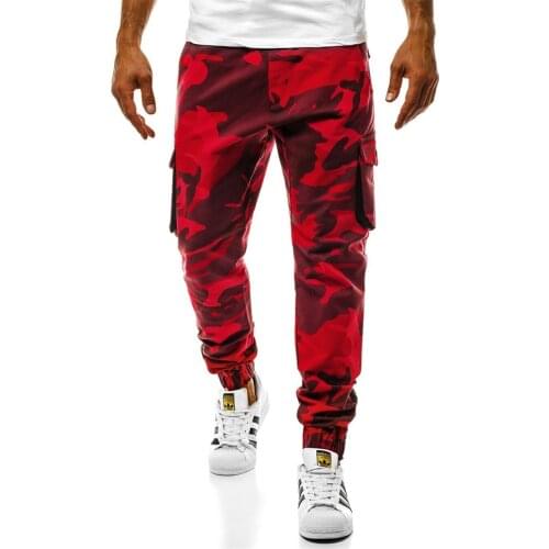 Cargo Pants Men Autumn Casual Skinny Multi-Pockets Long Trousers Joggers Sweatpants 2021 Sportswear Camo Pants Plus Size 3XL