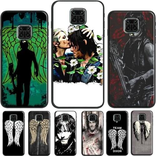 Daryl Dixon Wings Zombie Phone Case For Xiaomi Redmi Note 10 Pro Cover For Redmi Note 9 8 Pro 9S 8T 9A 9C 9T K40