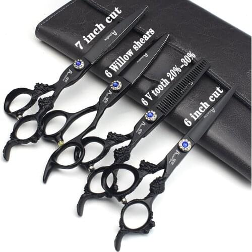 Chunker scissors precision scissors hairdressing scissors 5.5/6 inch for hairdressers scissors set pair of scissors Custom logo