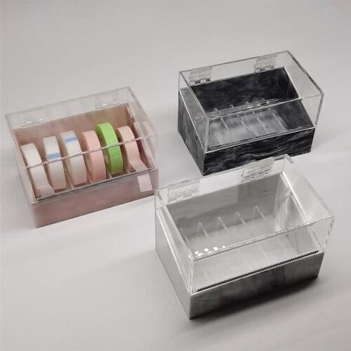 Tape Dispenser Dust-proof Storage Box Roll Tape Holder Tape Storage Organizer Tape Dispenser School Supplies Office Stationery