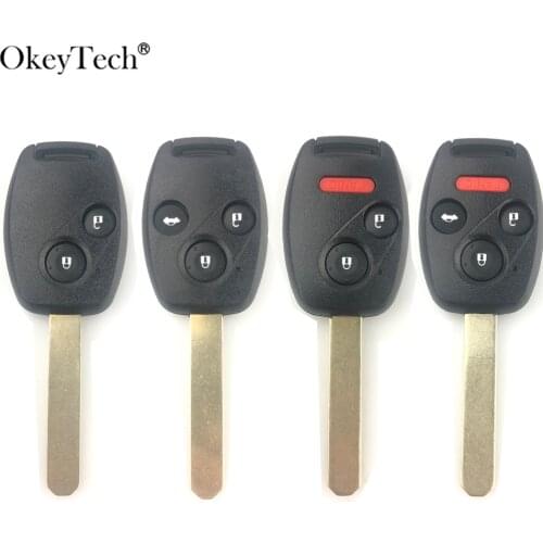 OkeyTech Remote Car Key With Button Pad For Honda Accord CRV Pilot Civic 2003 2004 2005 2006 2007 Replacement FOB
