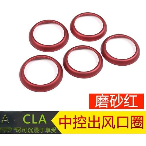 For Benz CLA GLA central control air outlet ring Automotive Interior Stickers Automobiles Parts Accessories
