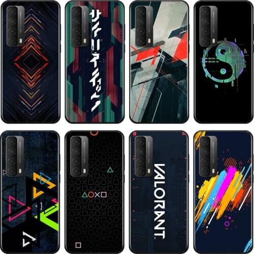 ESports Game Gaming Striped Art For Huawei Y9A Y9S Y9 Y8P Y8S Y7A Y7P Y7 Y6 Y6P Y6S Y5P Y5 Prime Pro 2019 2020 Phone Case