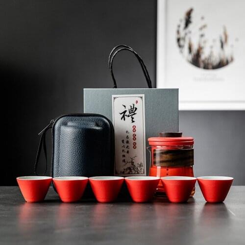 Chinese Teapot Kettle Gaiwan Chinese Travel Ceramic Tea Cup for Puer Chinese Tea Pot Portable Tea Set Drinkware Free Shipping