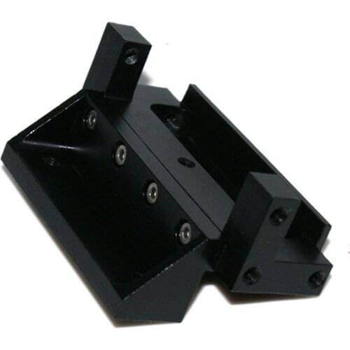 For LESU 1/14 Tamiya RC King Knight Globe Liner Tractor Truck Model Metal Cross Member Black Beam Bar L-1011 Upgrade Parts