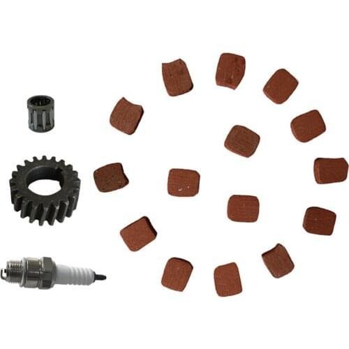Pin Bearing&15xSquare Clutch Pads for 66cc 80cc 2 Stroke Motorized Bicycle