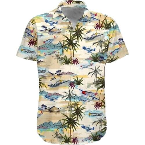 2021 Summer Button Shirt Big Size Short Sleeve Beach Men Clothing Outdoor Casual Oversize Sport Streetwear