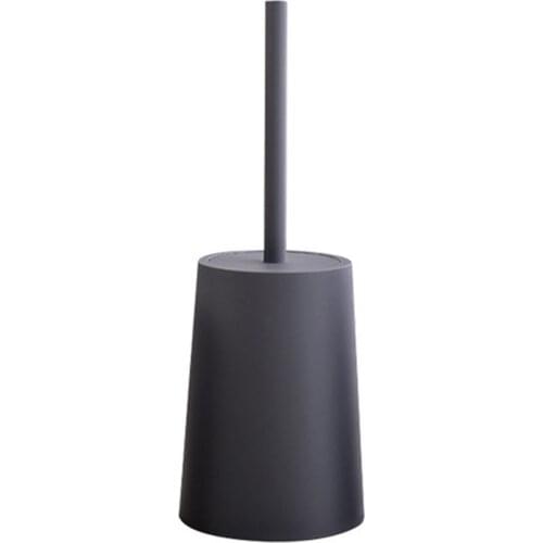 Toilet Brush Deep Cleaner Silicone Toilet Brush with No-Slip Long Plastic Handle and Flexible Bristle Silicone Toilet JW