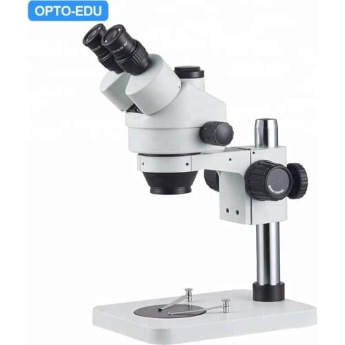 OPTO-EDU A23.3645-B1T 0.7X - 4.5X Trinocular without light source Zoom Stereo Microscope