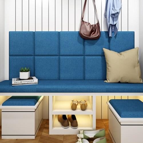 Nordic cloth Tatami bed soft cushion bedroom bedside fashion self-adhesive wall sticker modern minimalist sofa back pillow