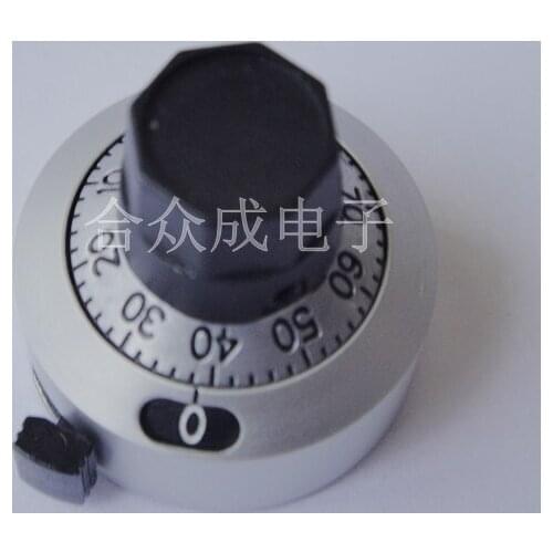 [VK] 3590 Potentiometer Knob Scale Knob Digital Knob Shaft 6.35mm H22-6A H22 Knob switch
