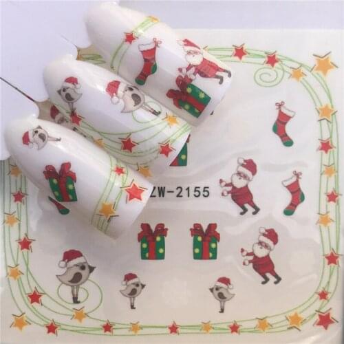 YWZLE 1 Sheet Refreshing Flower Designs Nail Art Stickers Water Transfer Nail Tips Decal DIY Accessory Beauty Nail Decorations