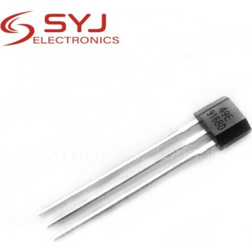 10pcs/lot SS49E 49E Hall element OH49E Hall sensor Hall Effect Sensor In Stock