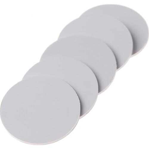 25mm 125Khz RFID Tags T5577 Writable Stickers Proximity Cards Rewritable Adhesive Label For RFID Copier 5pcs
