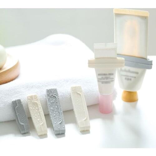 3pcs/set Bathroom Toothpaste Squeezers Tube Easy Press Toothpaste Squeezer Facial Cleanser Tube Dispenser Bathroom Gadgets