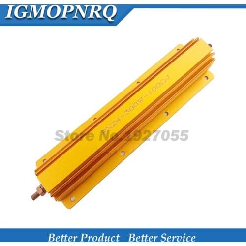 300W Aluminum Power Metal Shell Case Wirewound Resistor 0.1R ~ 100R 0.1 0.5 1 2 2.5 3 4 5 6 8 10 20 50 100 ohm