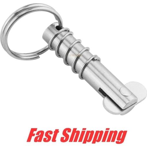 316 stainless steel M10*50 Quick Release safety pin Marine Deck Hinge Spring pin Yacht boat hardware accessories