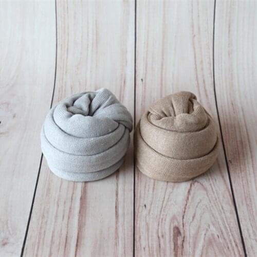 50cm x 150cm Baby Jersey Wrap Newborn Stretch Knit Wrap Layer Fabric Newborn Photography Props Baby Swaddle Balnket