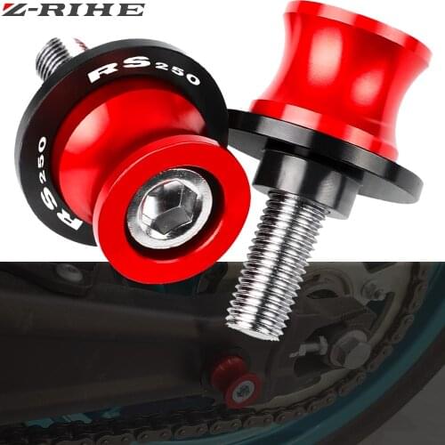 6MM 8MM Motorcycle Aluminum Accessories Swingarm Spools Slider Stand Screws For Aprilia RS250 RS 250 2000 2001 2002 2003 2004