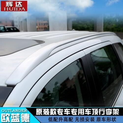 For Mitsubishi Outlander 2013-2019 6pcs/set baggage luggage rack carrier roof Rail roof Rack Roof Rails