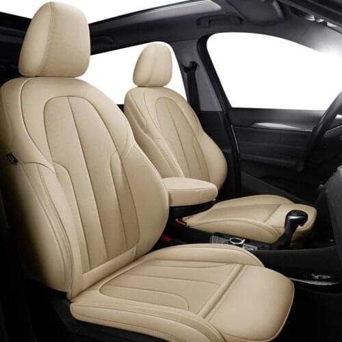 ZHOUSHENGLEE Make Custom Leather car seat covers set For Renault Kadjar Koleos Megane II Laguna Latitude Fluence Scenic Captur