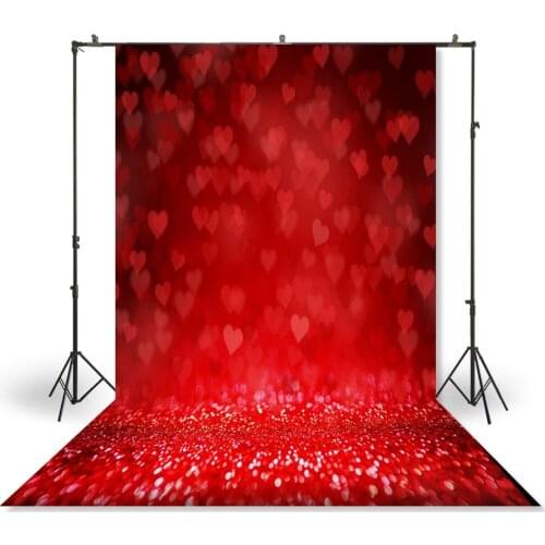 HUAYI Photography Backdrop Newborns Baby Child Photo Booth Background Valentines Day Love Sparkling Hearts Backdrop XT-3568