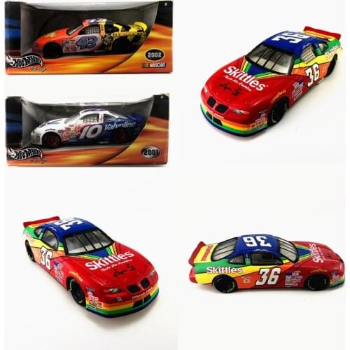 Hot Wheels 1:24 Nascar Rally Car Large Racing Open Cover Guitar Version Collector Edition Metal Diecast Model Race Car Kids Toys