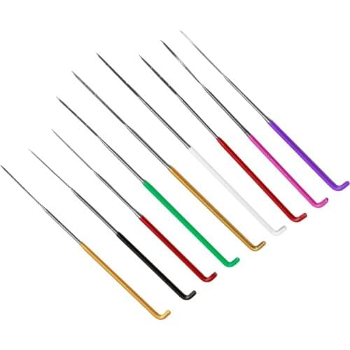 KAOBUY 7PCS Felt Craft Needle Wool Felt Pocked Needles Set Colourful Felting Needle Tools for Beginners
