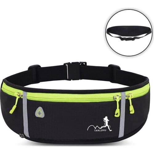 KoKossi Outdoor Profession Running Bag Waterproof Belt Phone Anti-theft Pack Gym Sports Men Women Waist Bag With Water Bottle