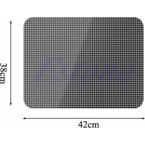 2Pcs Car Rear Window Side Sun Shade Cover Block Static Cling Visor Shield