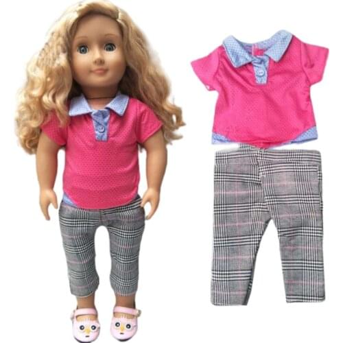 Hooded Jacket Outwear Pants Shirt Fit for 43cm Bebe Born Dolls Boy Clothes for 18 Inch Baby Doll Suit