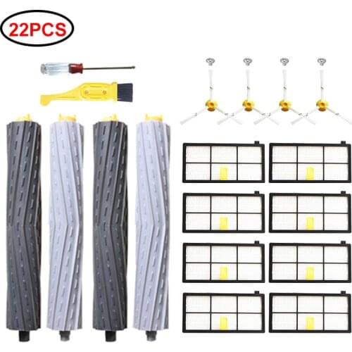 Roller Brushes + HEPA Filters kit for iRobot Roomba 800 860 865 866 870 871 880 885 886 890 900 960 966 980 Vacuum Cleaner Parts