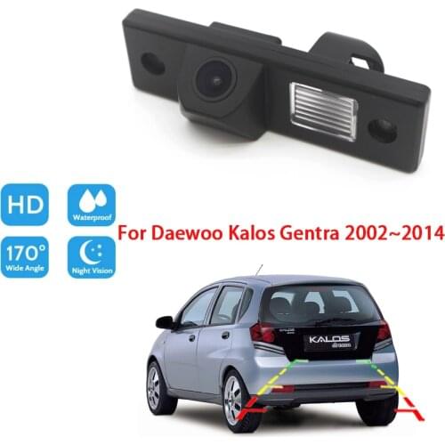 Night Vision Car Reversing Camera For Daewoo Kalos Gentra 2002 ~ 2014 Back up Rear View Camera Waterproof high quality RCA