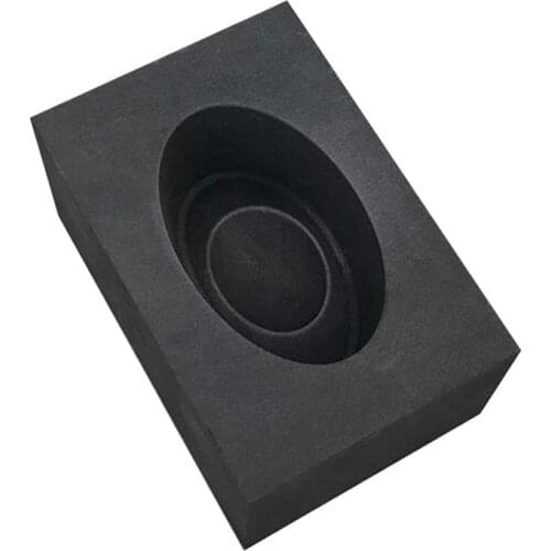 DIY Silver Gold Ingot Mold Graphite Crucible Mold Melting Casting Refining Tools Metal Casting Refining Jewelry Tools